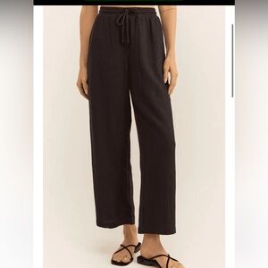 NWT Z Supply BONDI GAUZE PANT-BLACK size Xs